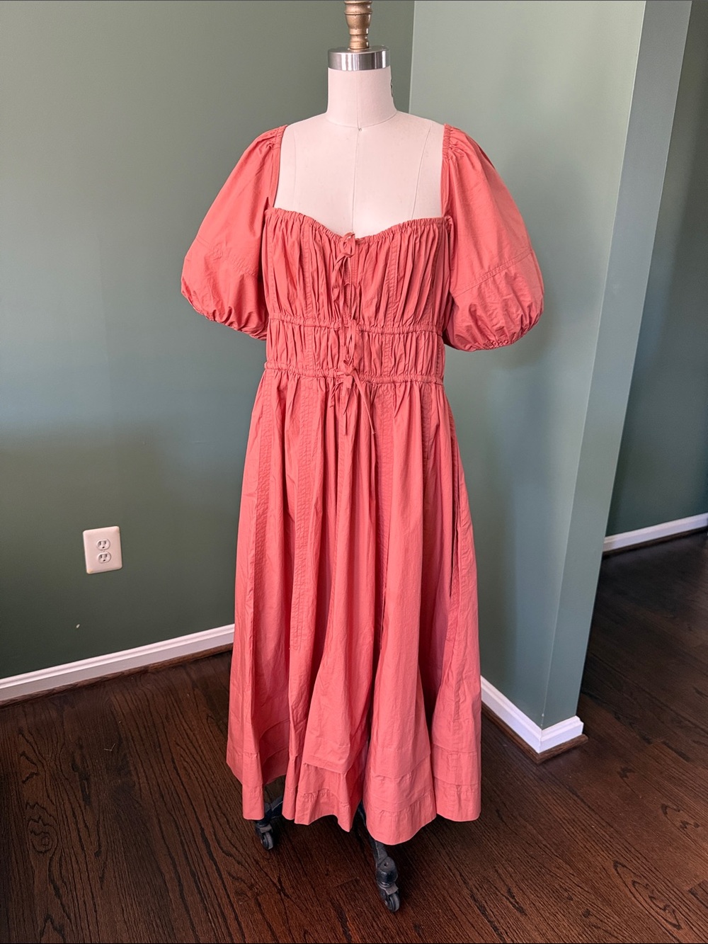Ulla Johnson Coral Puff-Sleeve Maxi Dress